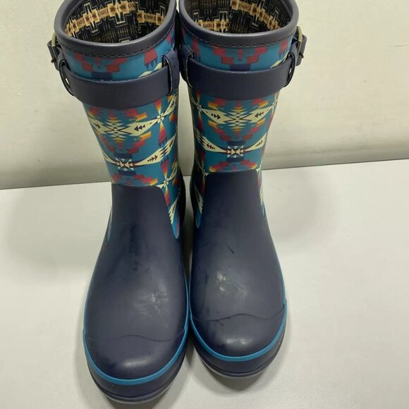 NEW PENDLETON Heritage Tucson Rain Boots Size 7 Waterproof Round Toe Buckle - Picture 6 of 8